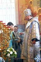 Божественная литургия в храме Святителя Иннокентия Иркутского